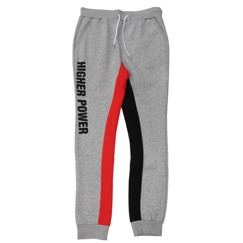 Premium Garage Higher Power Men's  Jogger Pants Gray Size  Medium NWT